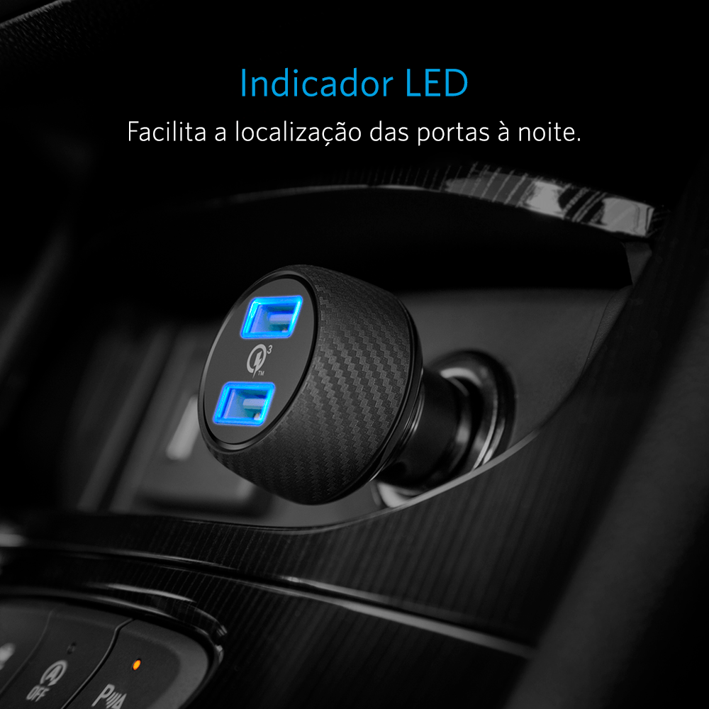 Carregador Veicular Anker PowerDrive Speed 2 Anker Brasil Oficial